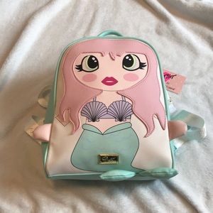 NWT Betsey Johnson Mermaid Backpack Purse